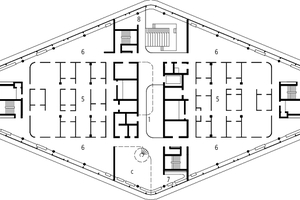  Grundriss 2. OG, M 1 : 750 