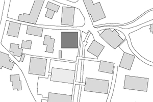  Lageplan, M 1 : 2 500 