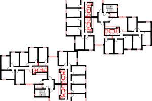  Grundriss 1. OG, M 1 : 500 