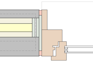  Hybrid-Schichtung Fensteranschluss: Aufbau d = 170 mm; Schichtaufbau v. i. n. A.: 70 mm Holzleichtbeton mit zwei Lagen textiler Bewehrung, 20 mm Aerogel-Dämmplatte, 30 mm Vakuumdämmung, 20 mm Aerogel-Dämmplatte, 30 mm Holzleichtbeton mit einer Lage textiler Bewehrung; seitlich: 10/20 mm Aerogel-Dämmung mit Glasfaserflies (A2)  