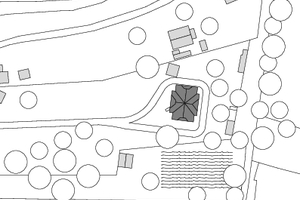  Lageplan, M 1 : 2 000 