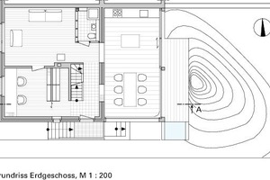  Grundriss Erdgeschoss, M 1 : 200<br /> 