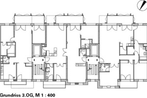  Grundriss 3. OG, M 1 : 400 