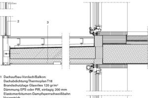  Fassadenschnitt, M 1:25 