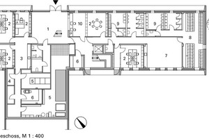  Grundriss EG, M 1 : 400 