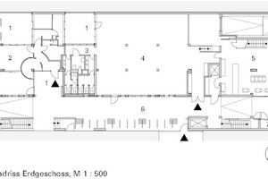  Grundriss Erdgeschoss, M 1 : 500 