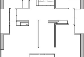  Erdgeschoss, M 1 : 250 