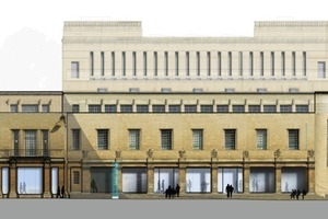  Ansicht der New Bodleian Library, die von den Architekten umgebaut wird 