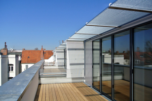  Dachterrasse im Dachaubau der Maisonette 