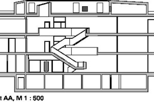  Schnitt AA, M 1 : 500 