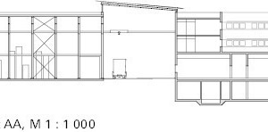  Querschnitt, M 1 : 1 000 