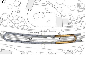  Lageplan, M 1 : 1 250 