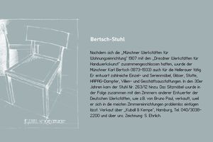  Bertsch-Stuhl, Möbel aus der Werkstatt der Deutschen Werkstätten Hellerau 