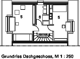  Grundriss DG, M 1 : 250 