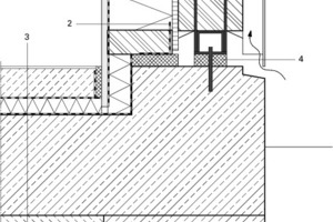  Detail Fußpunkt Fassade, M 1 : 10 