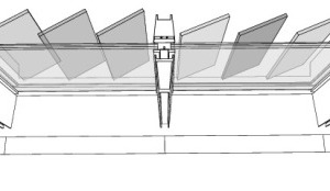  Draufsicht Westfassade 