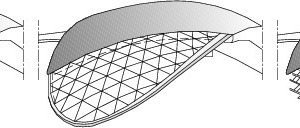  Aluminium-Carbon, Gitterschale, Monocoque 