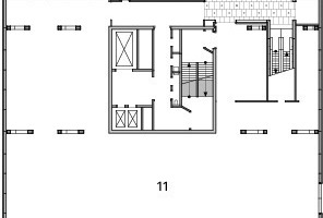  Grundriss Level +7, M 1 : 750 