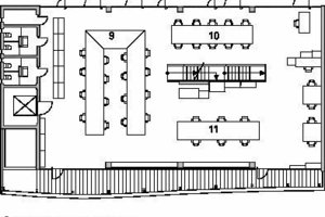  Obergeschoss, M 1 : 400 