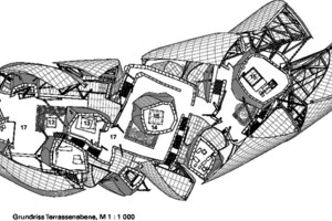  Grundriss Terrassenebene, M 1:1000 