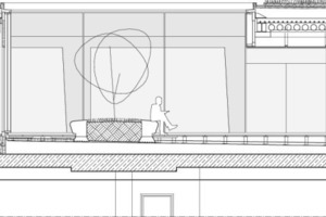  Detailschnitt Dachgarten, M 1 : 100 