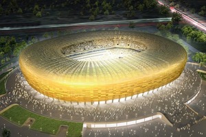  Noch nicht das Ende: Baltic-Arena Gdansk, für die WM 2012 in Polen 