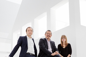  Team mit Generalkommissar: Oliver Elser, Peter Schmal und Anna Scheuermann im DAM, made by OMU 