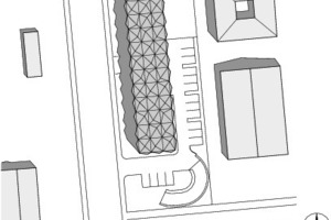  Lageplan, M 1:1500 