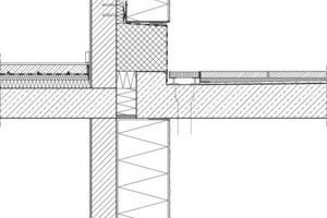  Detail Balkonanschluss, M 1 : 20 