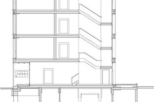  Schnitt A-A, M 1 : 333 1/3 