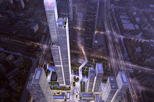  gmp Architekten höchstes Bauwerk in Nanjing DBZ Deutsche BauZeitschrift 