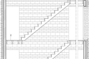  	1	Dachaufbau:		Faserzementplatten		Lattung, 30 x 30mm		Konterlattung, 15 x 30mm		Bitumen Dachfolie		Hochleistungs-Dämmplatte, 100mm		Dampfsprerre		Sperrholzplatten, 18mm		Holzbalken, 80 x 230mm
	2	Podestaufbau:		Multiplexplatten 18 mm
	3	Fußbodenaufbau:		Polyurethan Gießboden 3 mm		Estrich 60 mm		Polyurethan-Schaum 80 mm		Betonsohle 150 mm 