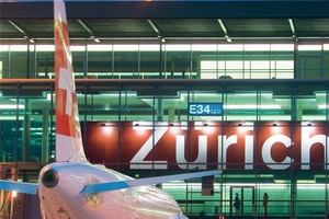  Steht auf „Energie­pfählen“: Dock E, ­Flughafen Zürich 