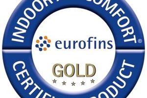  Eurofins Indoor Air Comfort Gold Indoor Air Comfort Gold(IACG) wird an besonders emissionsarme Produkte vergeben und kennzeichnet die Einhaltung aller gesetzlichen und freiwilligen Gütezeichen für die Emission von Produkten. Eurofins A/S ist ein internationaler, privater Prüfkonzern und nach eigenen Angaben führend in der Produktprüfung u.a. auf VOC. Die Liste der Label, derenPrüfbestimmungen mit denen des IACG übereinstimmen ist öffentlich, eine genaue Auflistung der jeweiligen Prüfparameter muss angefordert werden. www.eurofins.com 