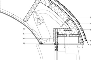  Fenstertür an Dachfläche, M 1 : 17,5 