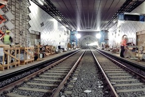  Bauarbeiten an der U-Bahn Station Benrather Straße 