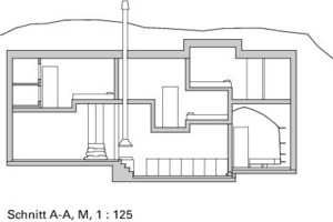  Schnitt AA, M 1 : 250 