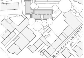  Lageplan, M 1 : 2 500, Kita Niddaforscher 