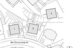  Lageplan, M 1 : 1 750 