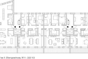  Grundriss 1. Obergeschoss, M 1 : 333 1/3 