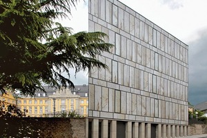  Kann besichtigt werden: die Folkwang Schule in Essen-Werden (Max Dudler) 