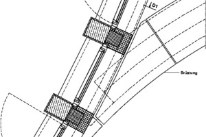  Detailgrundriss Brüstung, M 1 : 25 