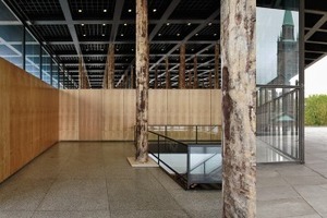  Sticks and Stones, eine Intervention in der demnächst von Chipperfield Architects sanierten Nationalgalerie 