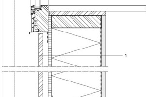  Fassadendetail 1, M 1 : 10 