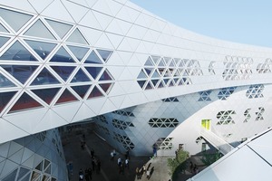  Die Architekten entschieden sich für die Fassadenplatte Alucobond mit der Oberfläche Anodized Look C0/EV1 