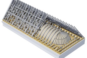  Abb. 15: Überblicksdarstellung der Konstruktion von Gewölbe und Dachwerk über dem Steinernen Saal 