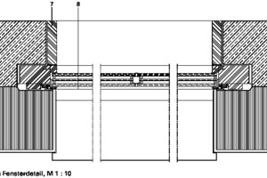  Fensterdetail 3, M 1 : 10 