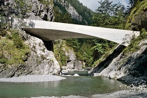  Die Schanerlochbrücke besitzt eine Spannweite von 20 m 