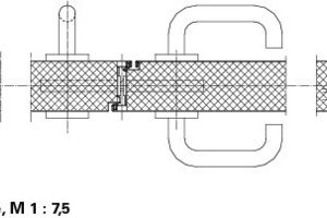  Blockzarge, M 1 : 7,5 