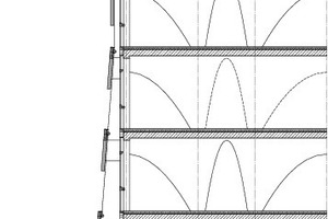  Teilschnitt, M 1 : 250 